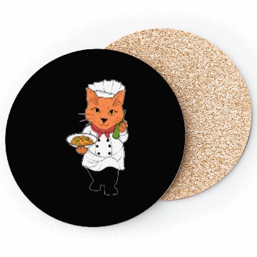 Discover Kiss the Chef Head Chef Gift Coasters