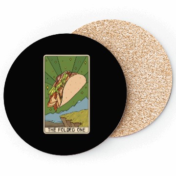 Discover Tarot Card Reader Taco Lover Taco Eater Mexican Coasters
