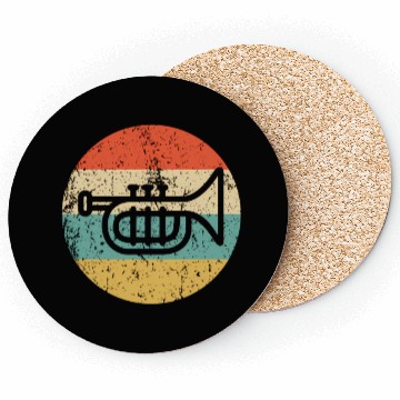 Discover Trumpet Style Music Coasters