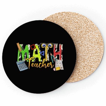 Discover Math Teacher Coasters
