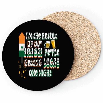 Discover Two Irish People Getting Lucky Coasters