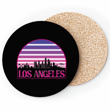 Discover LOSANGELES CIRCLE striped Coasters