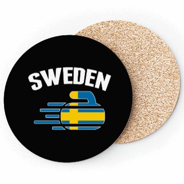 Discover Sweden Curling Rock Sport Fans Swedish Curlers Win Coasters