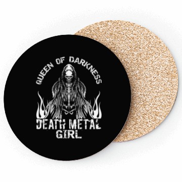 Discover Goth Rock Satan Girl Woman Festivals Death Metal Coasters