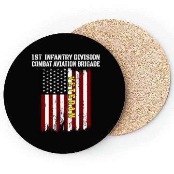 Discover 1st Infantry Division Combat Aviation Brigade Coasters