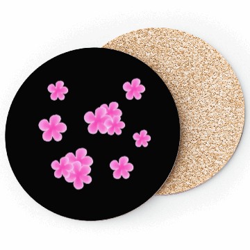 Discover cute pink summer flowers Coasters