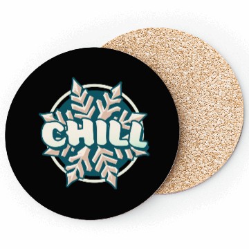 Discover Chill Winter Snowflake Coasters