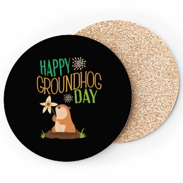Discover Groundhog Day 2021 Happy Ground Hog Coasters