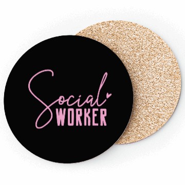Discover Social Work Social Worker Coasters