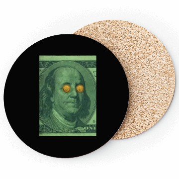 Discover Benjamin Franklin Bitcoin Coasters
