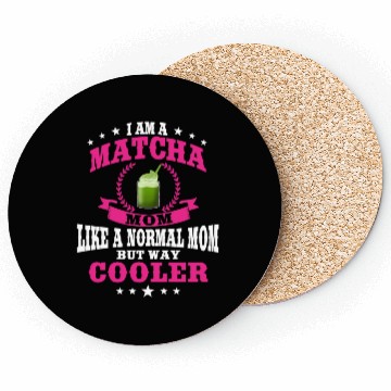 Discover Funny Matcha Mom Outfit Mother Coasters