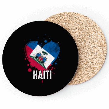 Discover Haitian Vacation Haiti Flag Coasters