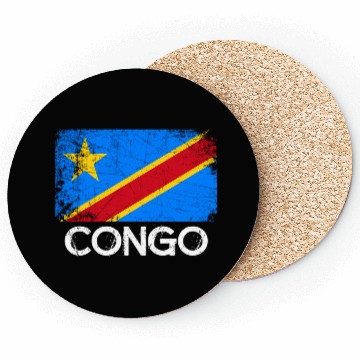 Discover Congolese Flag Made In Congo Coasters