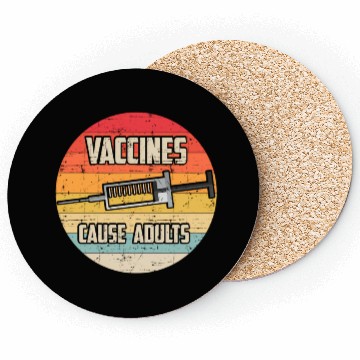 Discover Vaccines Cause Science Geek Nerd Stem Coasters