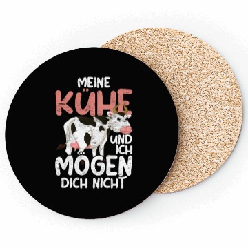Discover My cows and I do not like you funny cow Coasters