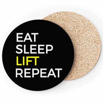 Discover Lift Weightlifting Exercise Training Coasters