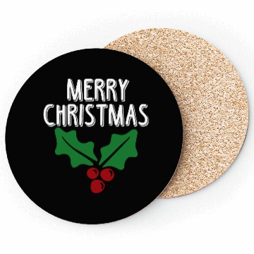 Discover Holly Berry Christmas Coasters