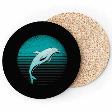 Discover Sea Dolphin Ocean Animal Dolphin Coasters