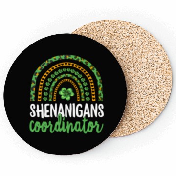Discover Shenanigans Coordinator Teacher St Patricks Day Coasters