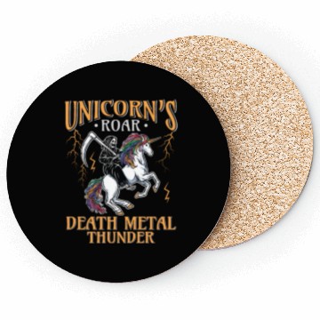 Discover Goth Rock Satan Unicorn Festivals Death Metal Coasters