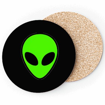 Discover Alien Head Pocket Patch Area 51 Coasters