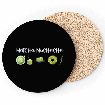 Discover Matcha Muchacha Matcha Latte Green Tea Coasters