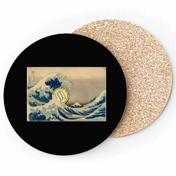 Discover Sol painting art - Sol Crypto Coasters
