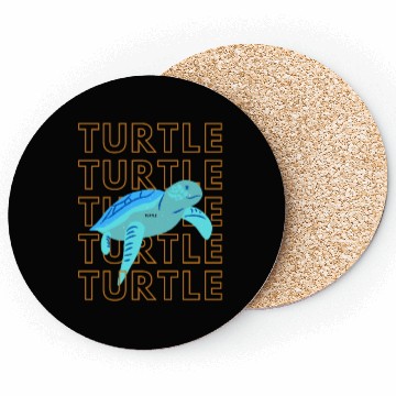 Discover Sea Turtle Doodle Coasters