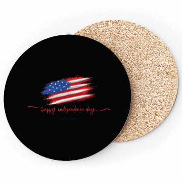 Discover Happy independence day Coasters