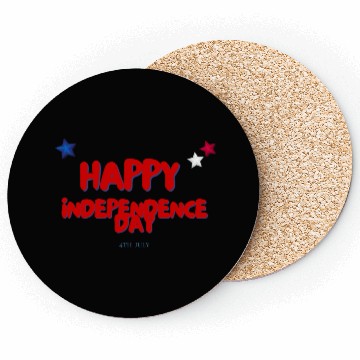 Discover Happy independence day Coasters