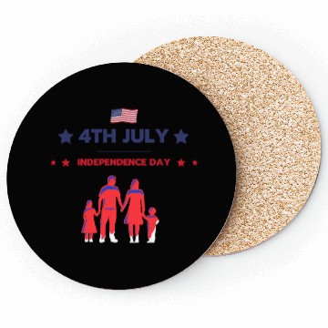 Discover Happy independence day Coasters