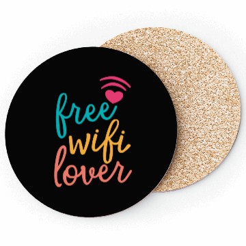 Discover DESIGNFree Wifi Lover Coasters