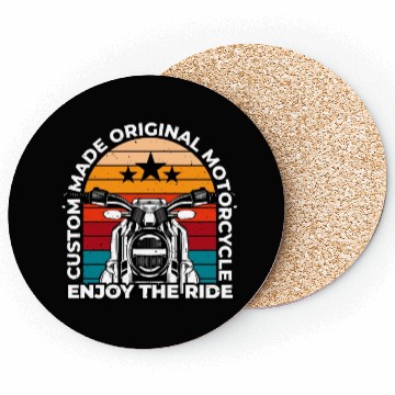 Discover motorcycle enjoy ride Coasters