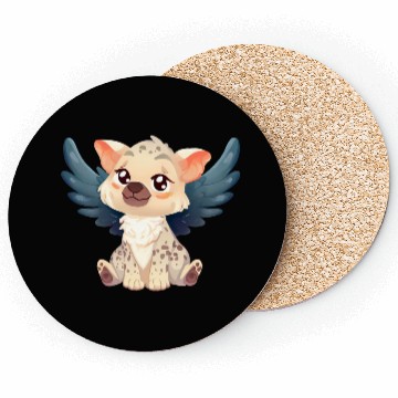 Discover Kawaii Hyena Angel - Sweet Flight through the Coasters