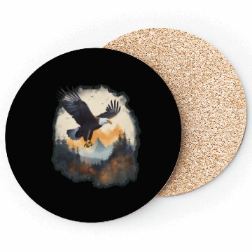 Discover Adventure Design: Majestic Eagle Coasters