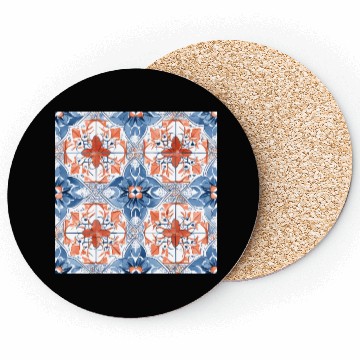 Discover Floral Detailed Summer Tile Collection 01 Coasters