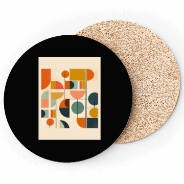 Discover Geometric mid century modern 2 Coasters