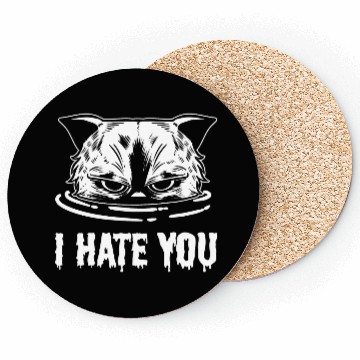 Discover I Hate You Loving Person Gift Coasters