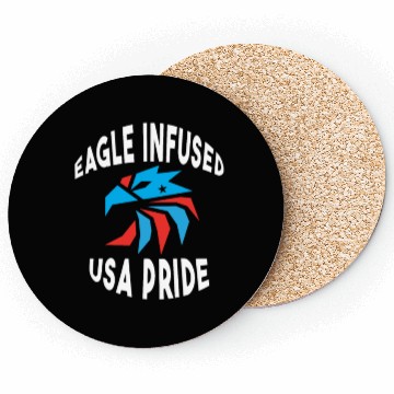 Discover Eagle Infused, USA Pride Coasters