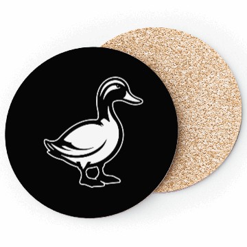 Discover Duck Bird Nature Pond Coasters