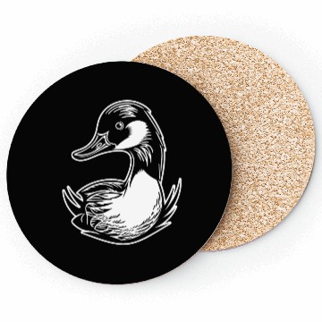 Discover Duck Bird Nature Pond Coasters