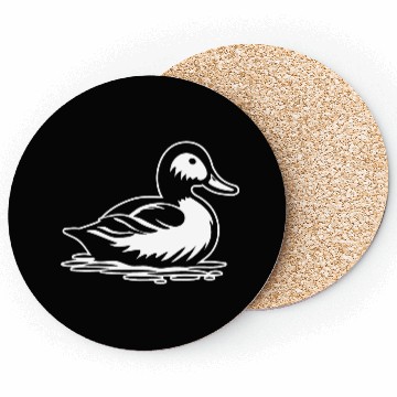 Discover Duck Bird Nature Pond Coasters