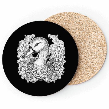 Discover Duck Bird Nature Pond Coasters