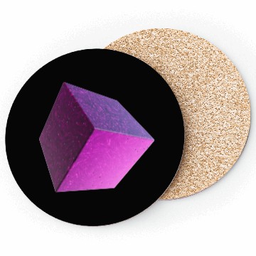 Discover Impress with this geometric 3D cube design. Stand Coasters
