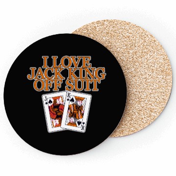 Discover I Love Jack King Off Suit 2 Coasters