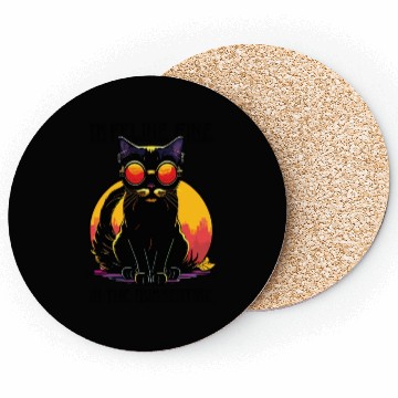 Discover FELINE Fine | Cat Lover Summer Animal Beach Party Coasters