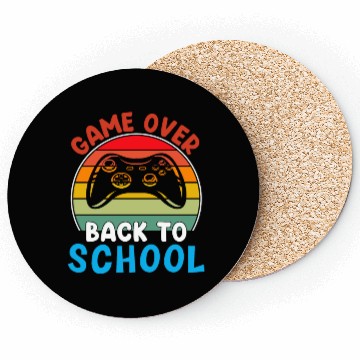 Discover Game Over Back To School Coasters