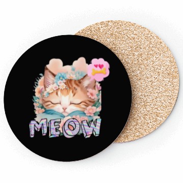Discover Cat lover design Coasters