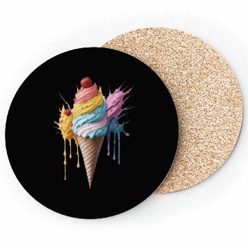 Discover Fruity ice cream Coasters