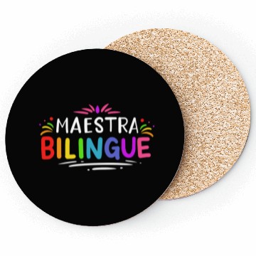Discover Spanish Teacher quote Coasters